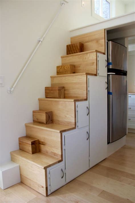 tiny home stairs for loft